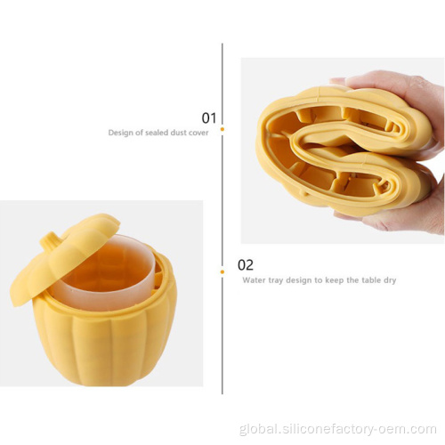 Plastic Ice Bucket for Party Pumpkin Silicone Ice Cube Mold Frozen Drink Mold Supplier